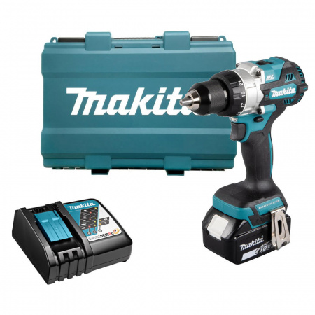Дрель-шуруповерт MAKITA аккум. DDF 486 RT 18В, Li-ion, 1х5.0 А/ч БЗП-13мм 2100об/мин | Президент Фиш